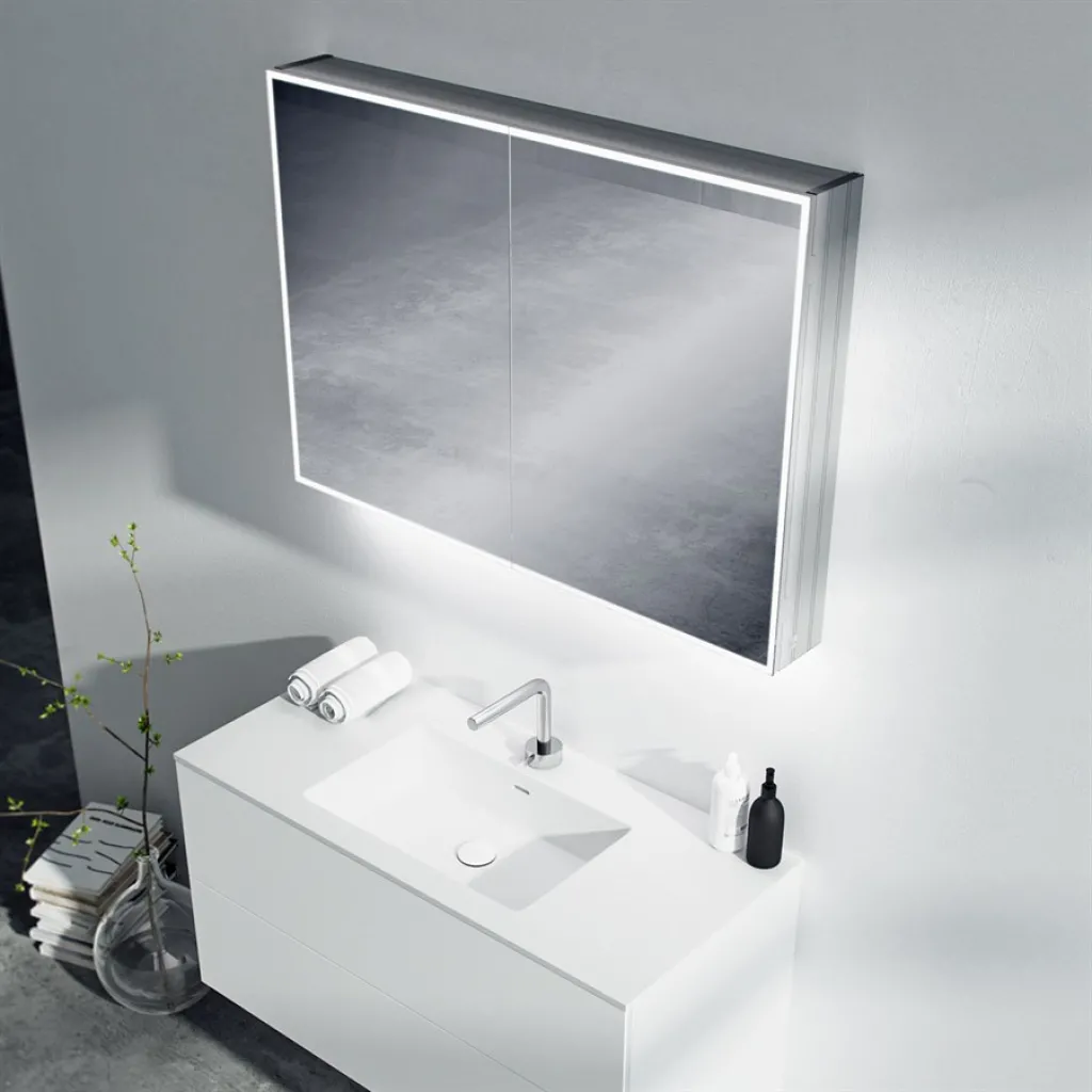 Copenhagen Chic CC100 - 100x70h cm Mirror cabinet with LED