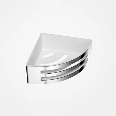 Upgrade U66 - Corner basket, 16x16x7h cm, Chrome