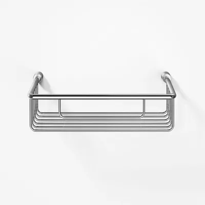 Minimalism M36 - Shower basket, 28x13x8h cm, Chrome