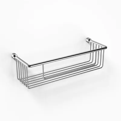 Minimalism M37 - Shower basket, 37x13x10h cm, Chrome