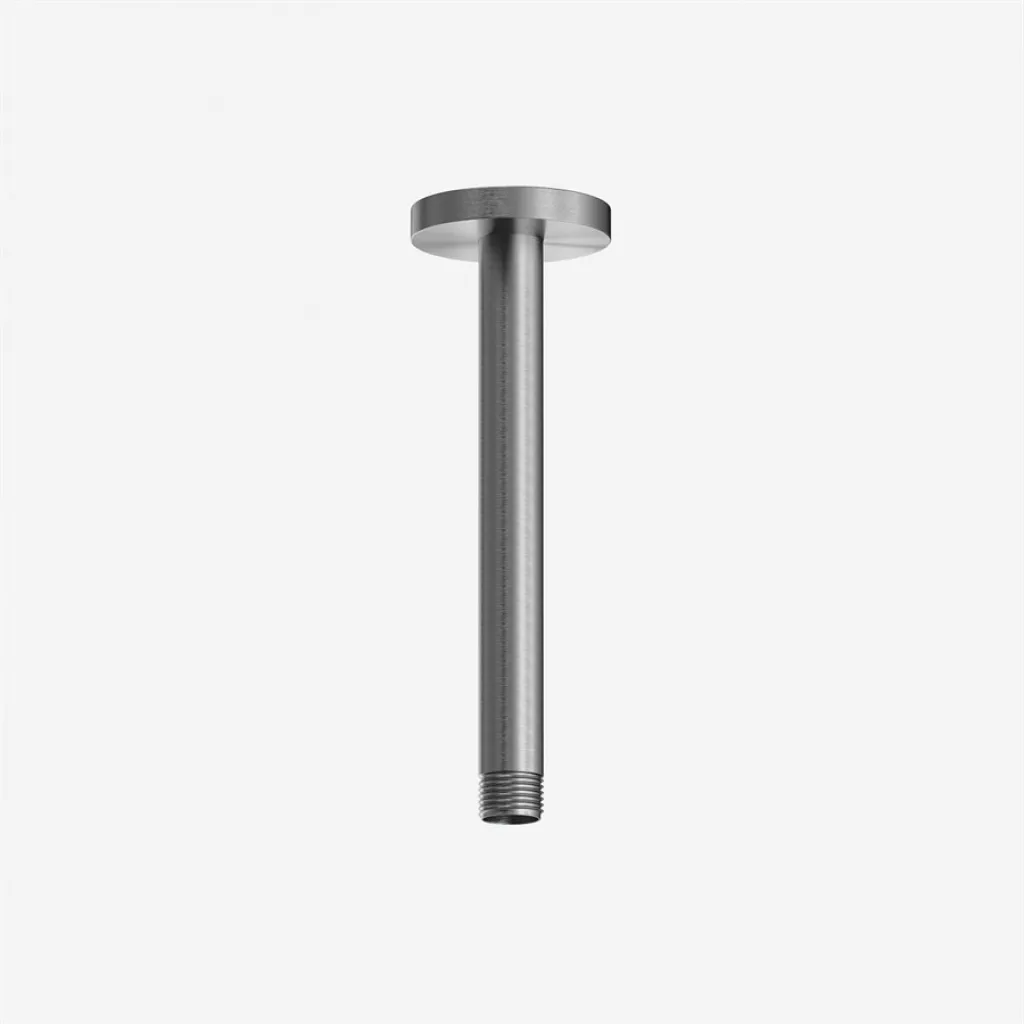 Pulcher PBL20 - Shower pipe, Ceiling 20 cm, Brushed Stainless Steel