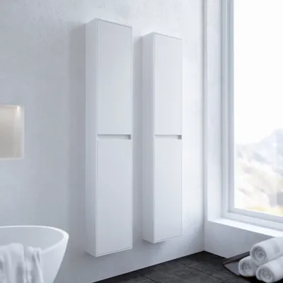 Copenhagen Block BHC3116 - 30x15x160 cm Tall cabinet, Matt white
