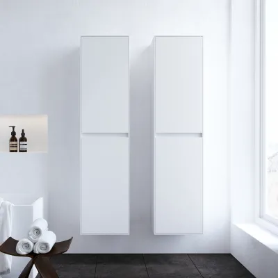 Copenhagen Block BHC4316 - 40x35x160 cm Tall cabinet, Matt white