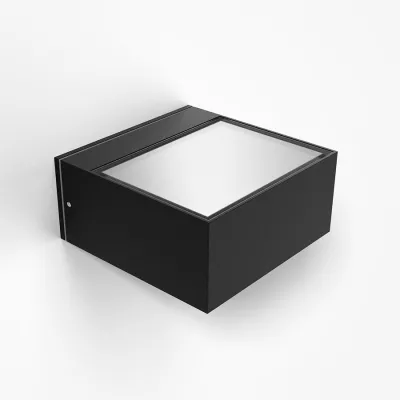 BLOX 1 - 24W LED Wall Lamp, Matte Black