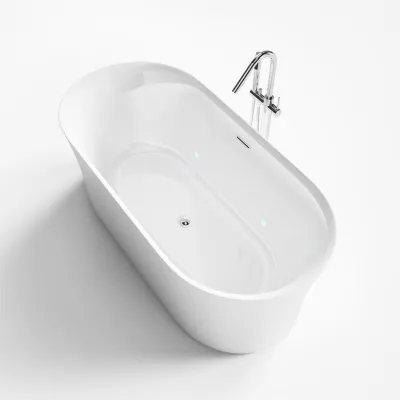 Curio Spa 170 - Wellness Spa Tub 170x80 cm, Glossy White
