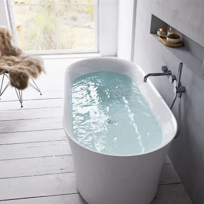 Curio Spa 170 - Wellness Spa Tub 170x80 cm, Glossy White