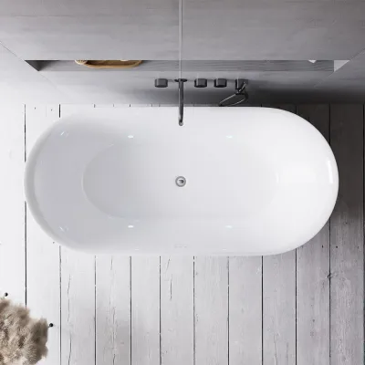 Curio Spa 170 - Wellness Spa Tub 170x80 cm, Glossy White