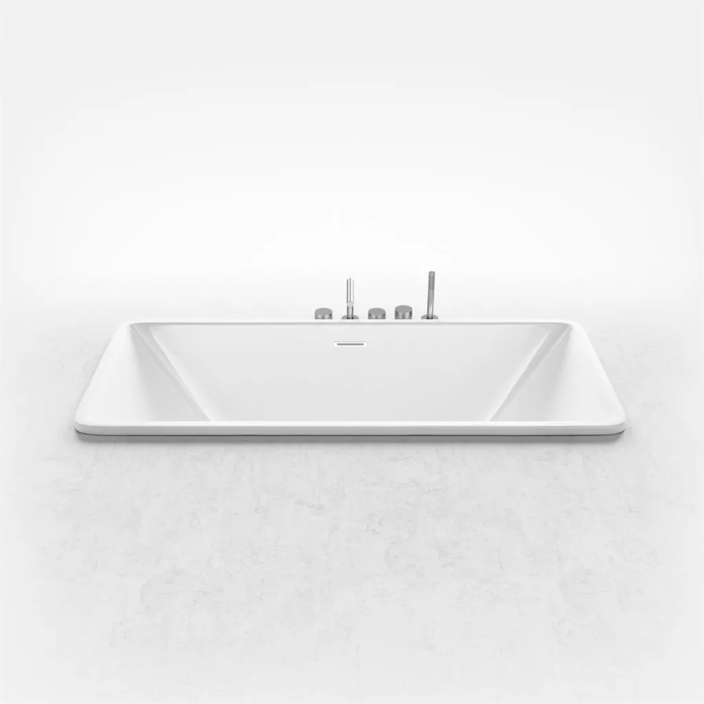 Pulcher Code 1700 - Built-in bathtub 170x75 cm, Glossy White