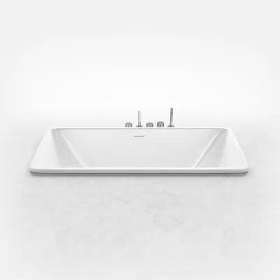 Pulcher Code 1700 - Built-in bathtub 170x75 cm, Glossy White