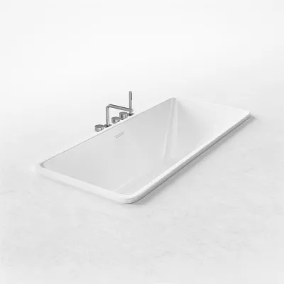 Pulcher Code 1700 - Built-in bathtub 170x75 cm, Glossy White
