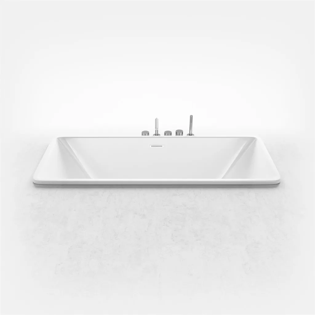 Pulcher Code 1800 - Built-in bathtub 180x75 cm, Glossy White