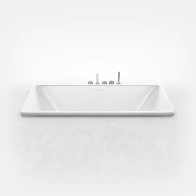 Pulcher Code 1800 - Built-in bathtub 180x75 cm, Glossy White