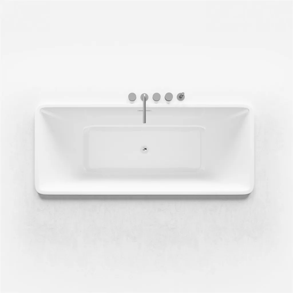 Pulcher Code 1800 - Built-in bathtub 180x75 cm, Glossy White