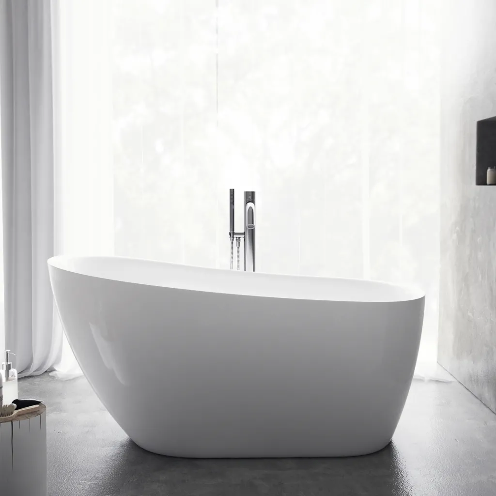 Classwell C11 - Freestanding bath mixer, Brushed Stainless Steel