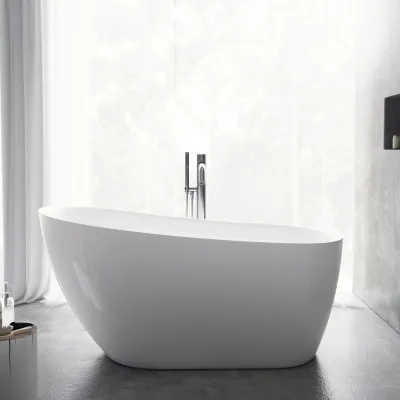 Classwell C11 - Freestanding bath mixer, Brushed Stainless Steel