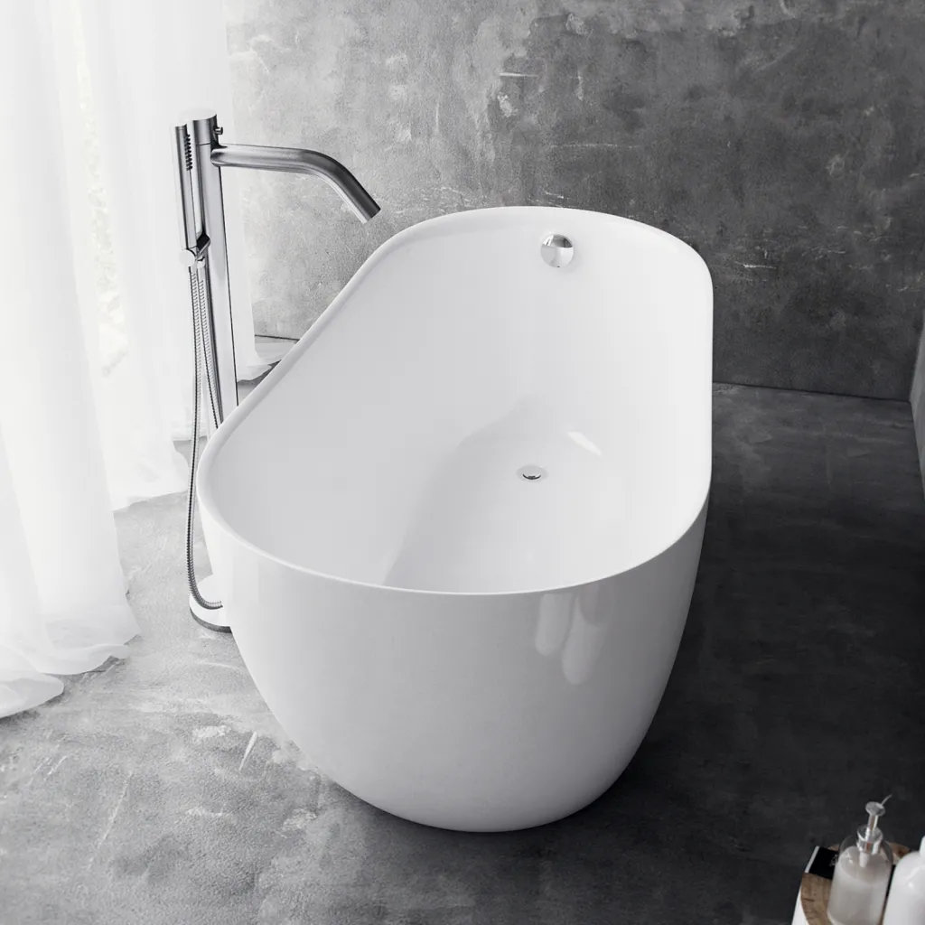 Classwell C11 - Freestanding bath mixer, Brushed Stainless Steel