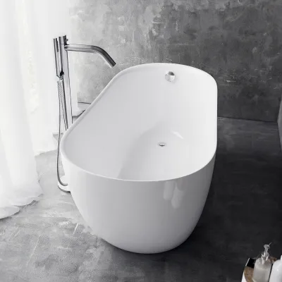 Classwell C11 - Freestanding bath mixer, Brushed Stainless Steel