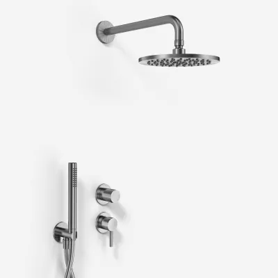 Nostromo G481 S10 - DeLuxe Ø20, Wall, Brushed Stainless Steel