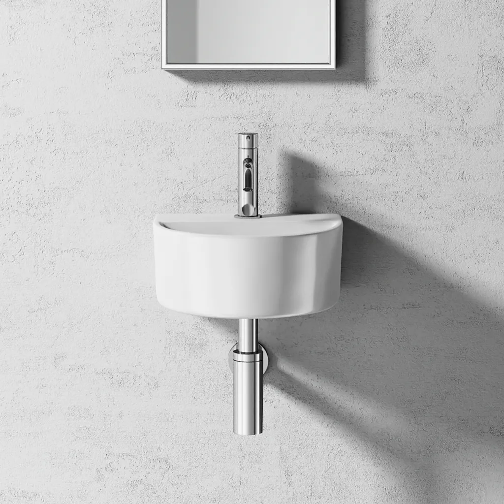 Tara 320 - 30x26 cm White porcelain sink