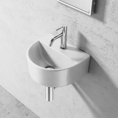 Tara 320 - 30x26 cm White porcelain sink