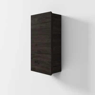 Copenhagen Front - 60x30x15 cm Wall cabinet, Smoked Black Oak