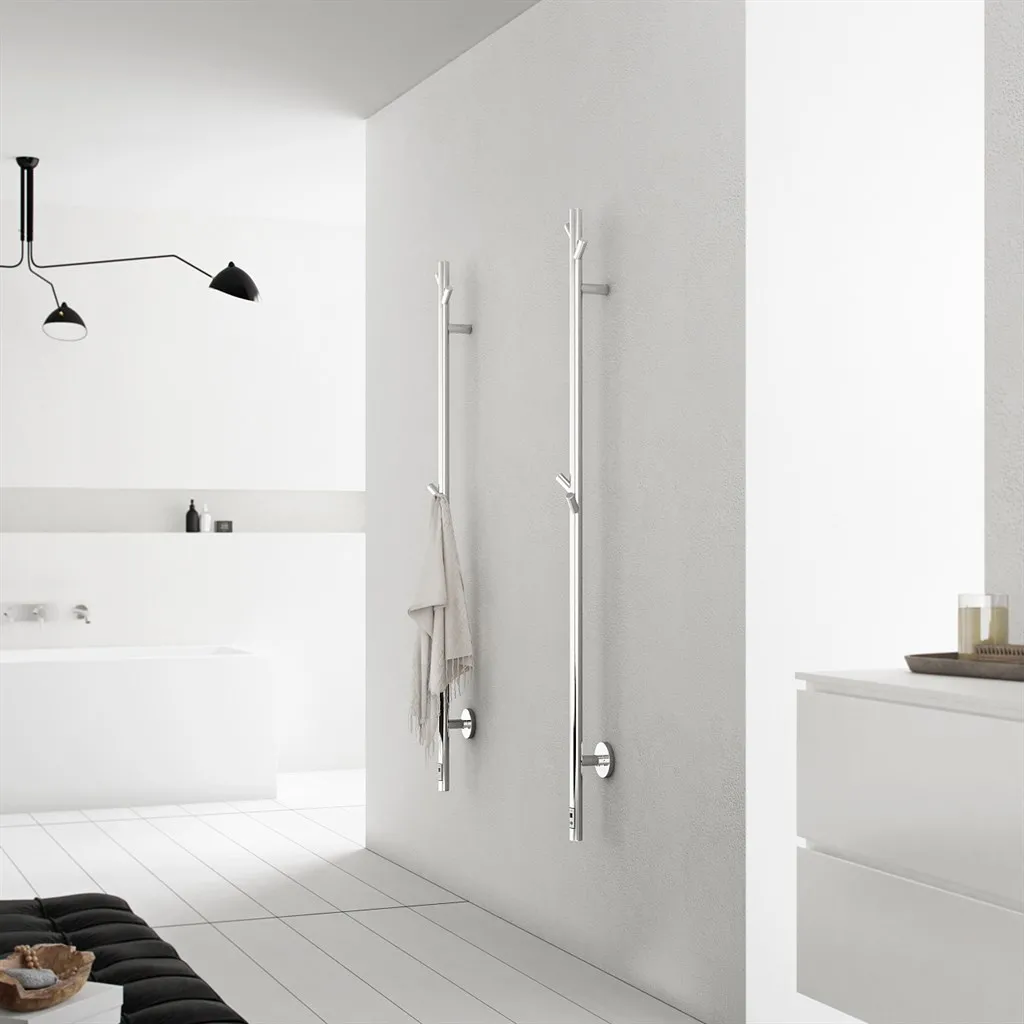 Pulcher® Style PS14 - Electric Towel dryer w/timer, Chrome