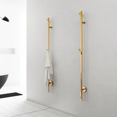 Pulcher® Style PS14 - Electric Towel dryer w/timer, PVD Brass