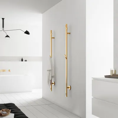 Pulcher® Style PS14 - Electric Towel dryer w/timer, PVD Brass
