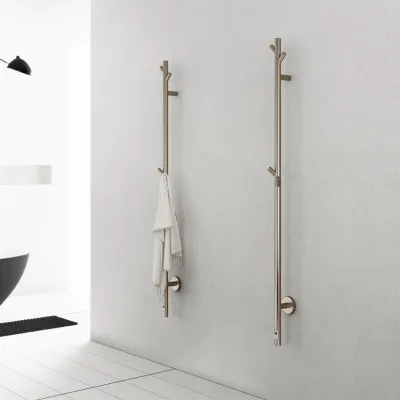 Pulcher® Style PS14 - Electric Towel Warmer w/Timer, Brushed Stainless Steel