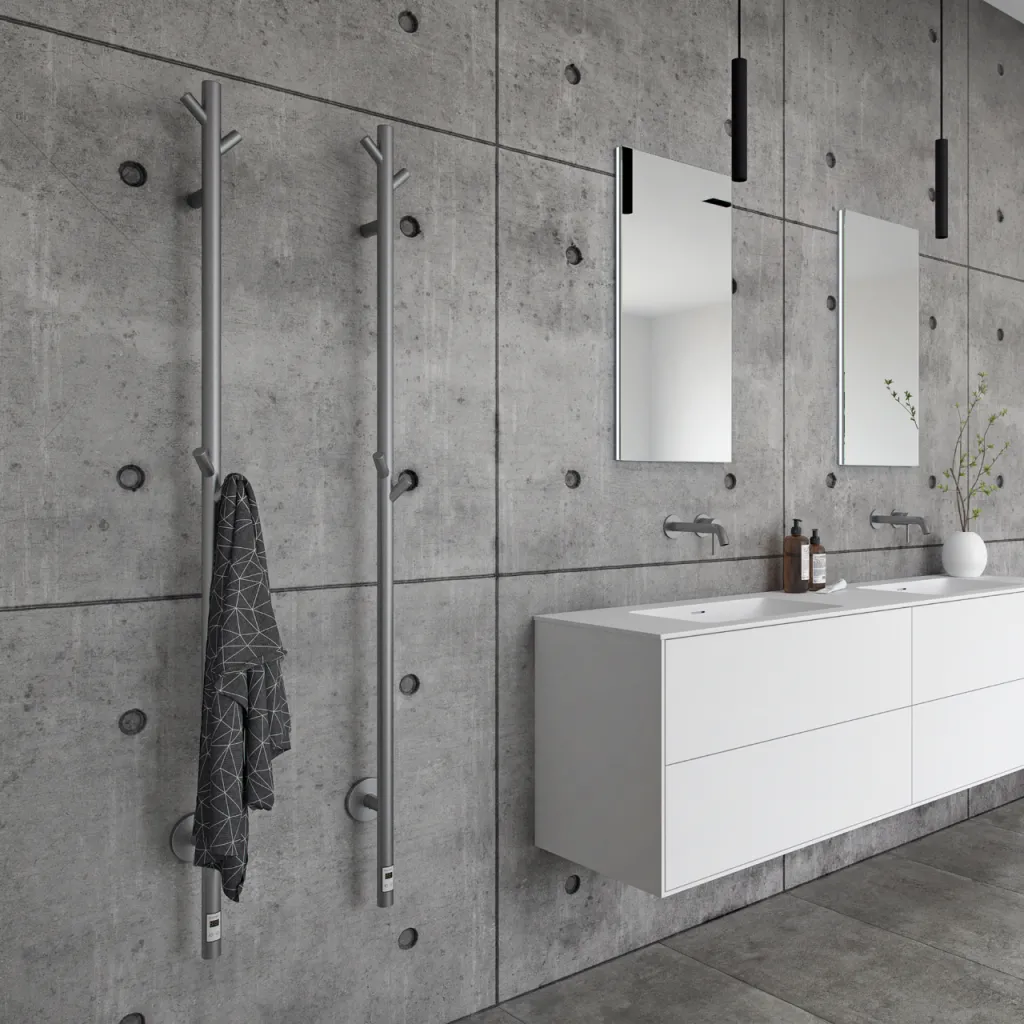 Pulcher® Style PS14 - Electric Towel Warmer w/Timer, Brushed Stainless Steel