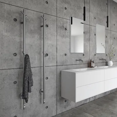 Pulcher® Style PS14 - Electric Towel Warmer w/Timer, Brushed Stainless Steel