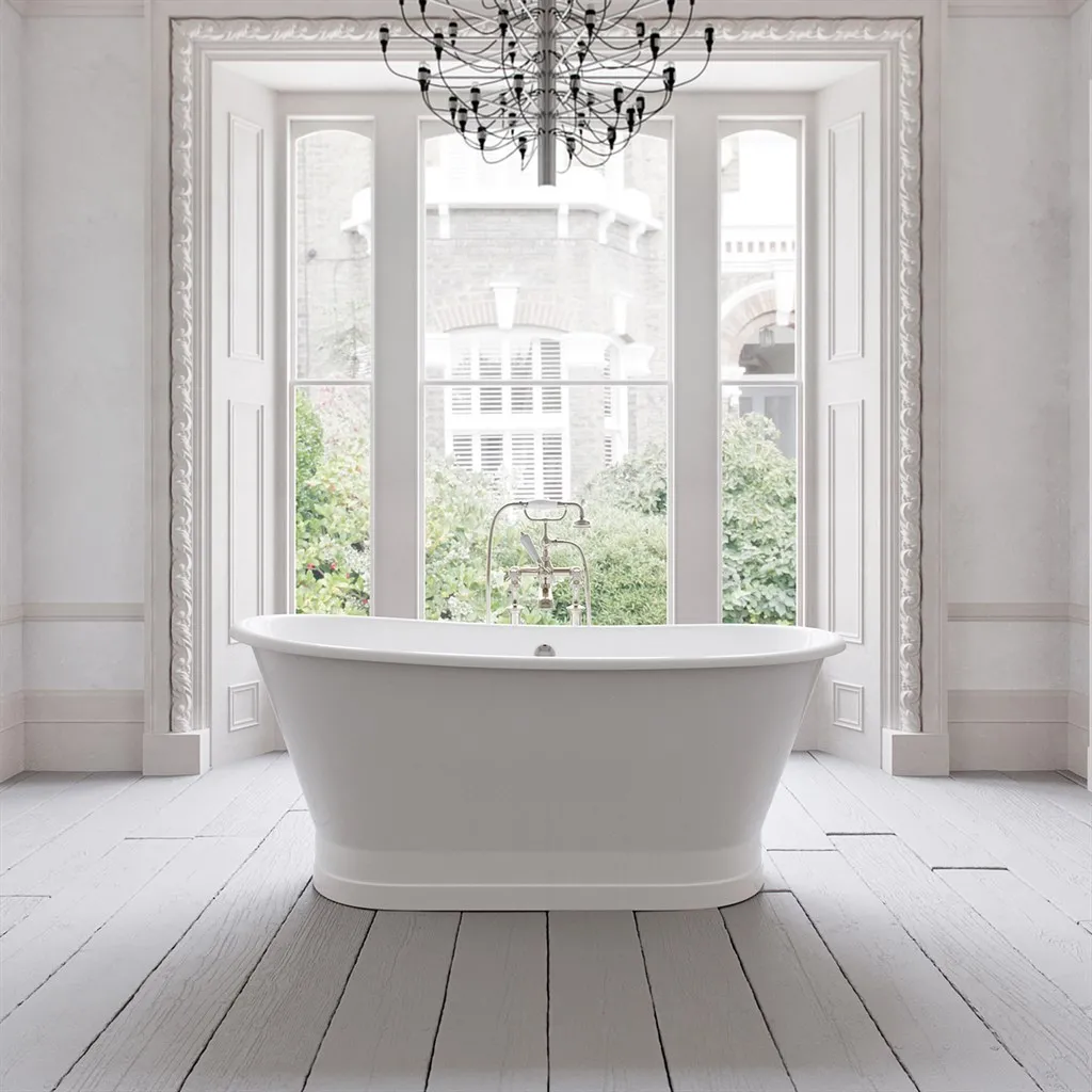 The York 170 - White, Enameled Cast Iron Bathtub
