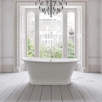 The York 170 - White, Enameled Cast Iron Bathtub