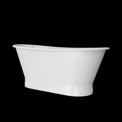 The York 170 - White, Enameled Cast Iron Bathtub