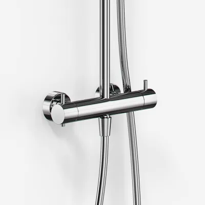 Semplice Rain DeLuxe SRL02 - SmartTerm Ø25 EasyClean, Chrome