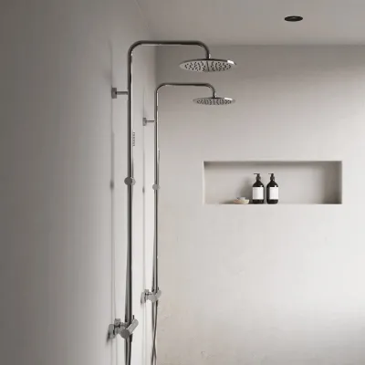 Semplice Rain DeLuxe SRL02 - SmartTerm Ø25 EasyClean, Chrome