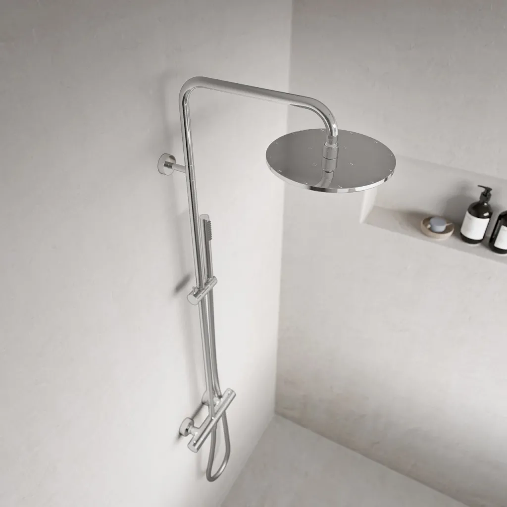 Semplice Rain DeLuxe SRL02 - SmartTerm Ø25 EasyClean, Chrome