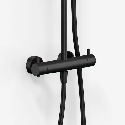 Semplice Rain DeLuxe SRL02 - SmartTerm Ø25 EasyClean, Matte black
