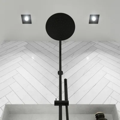 Semplice Rain DeLuxe SRL02 - SmartTerm Ø25 EasyClean, Matte black
