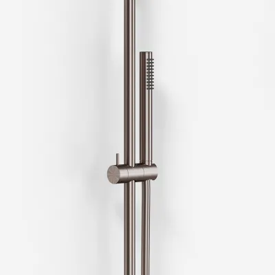 Semplice Rain DeLuxe SRL02 - SmartTerm Ø25 EasyClean, PVD Brushed Steel