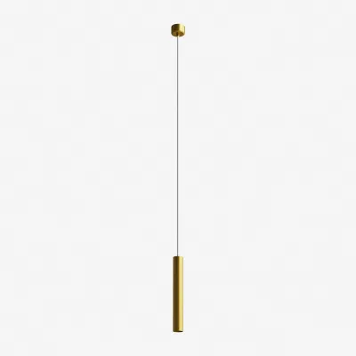 Tube Light 300 - Ø40x300 mm., LED pendant, Matt gold