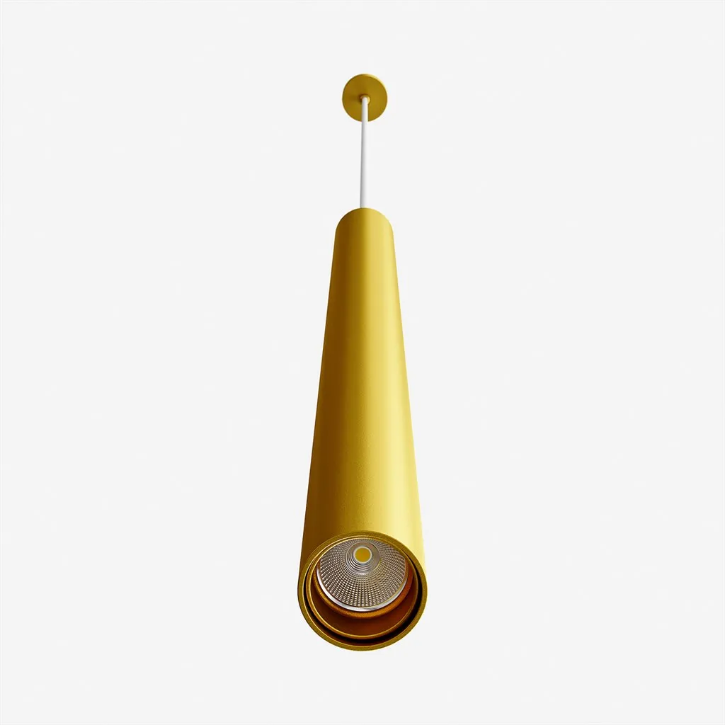 Tube Light 600 - Ø40x600 mm., LED pendant, Matt gold