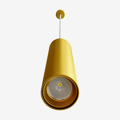 Tube Light 300XL - Ø60x300 mm., LED pendant, Matt gold
