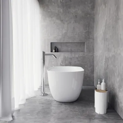 Yin-Yang 150 - Bathtub 150x72 cm, Glossy White