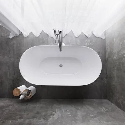 Yin-Yang 150 - Bathtub 150x72 cm, Glossy White