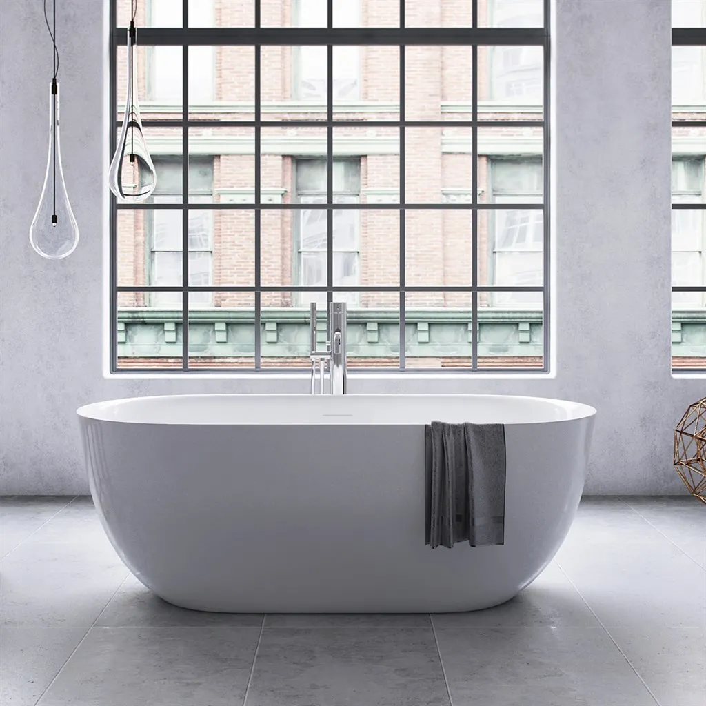 Yin-Yang 170 - Bathtub 170x78 cm, Glossy White