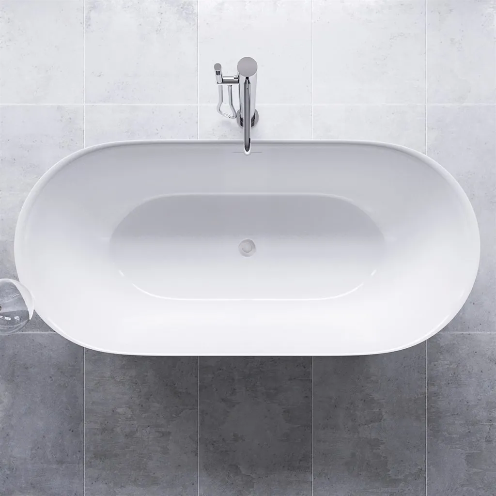 Yin-Yang 170 - Bathtub 170x78 cm, Glossy White