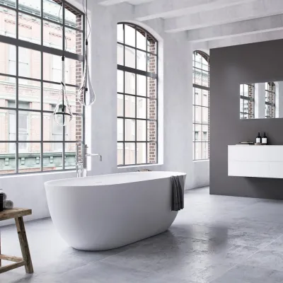 Yin-Yang 170 - Bathtub 170x78 cm, Matt white 