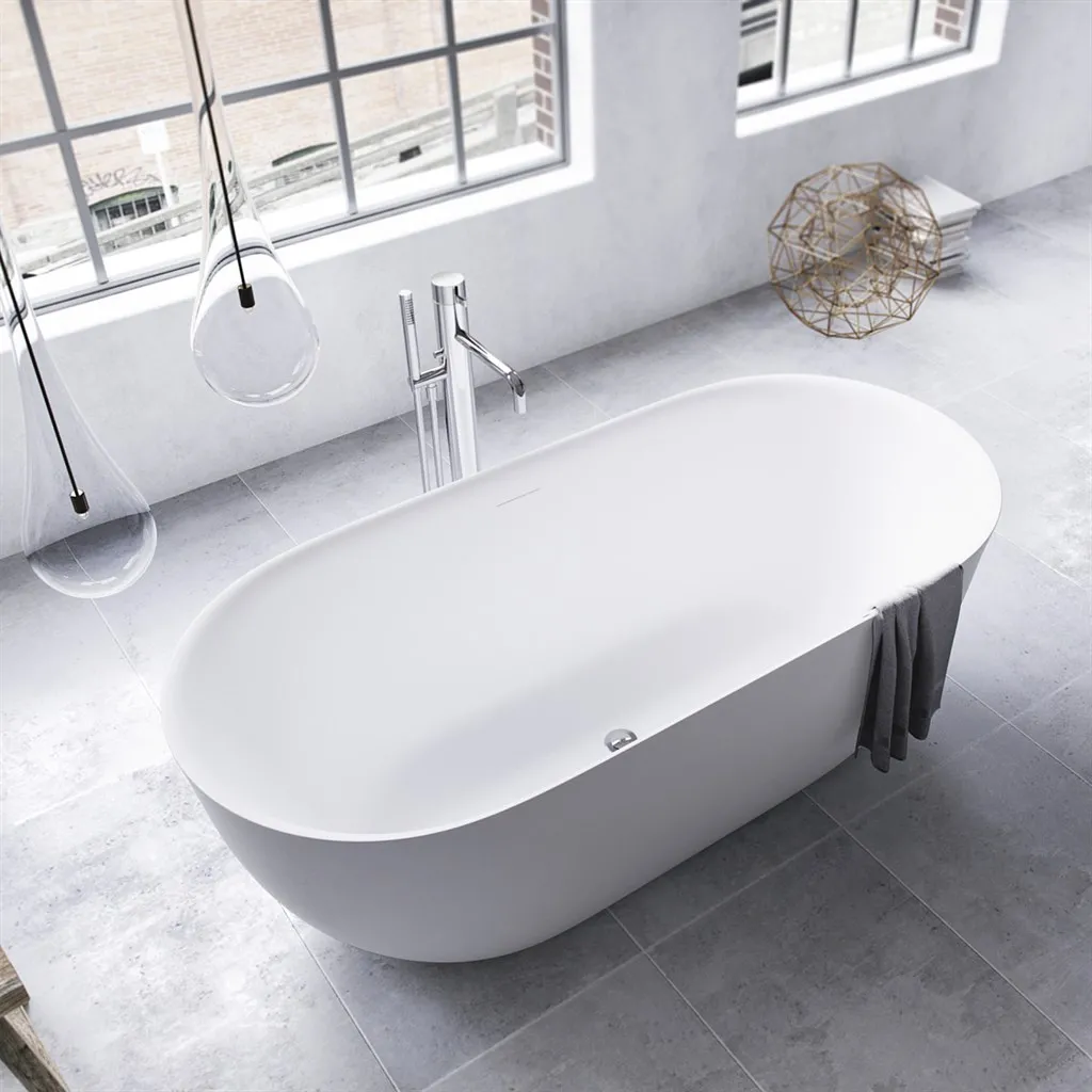 Yin-Yang 170 - Bathtub 170x78 cm, Matt white 