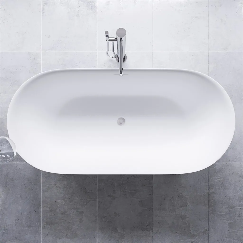 Yin-Yang 170 - Bathtub 170x78 cm, Matt white 
